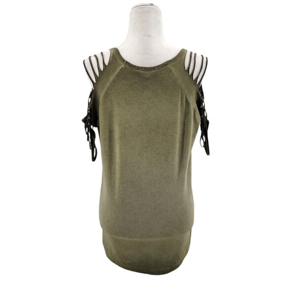 NWT E'Go USA Designs Sturgis 82nd Motorcycle Ralley 2022 Green Top Small - Picture 5 of 12